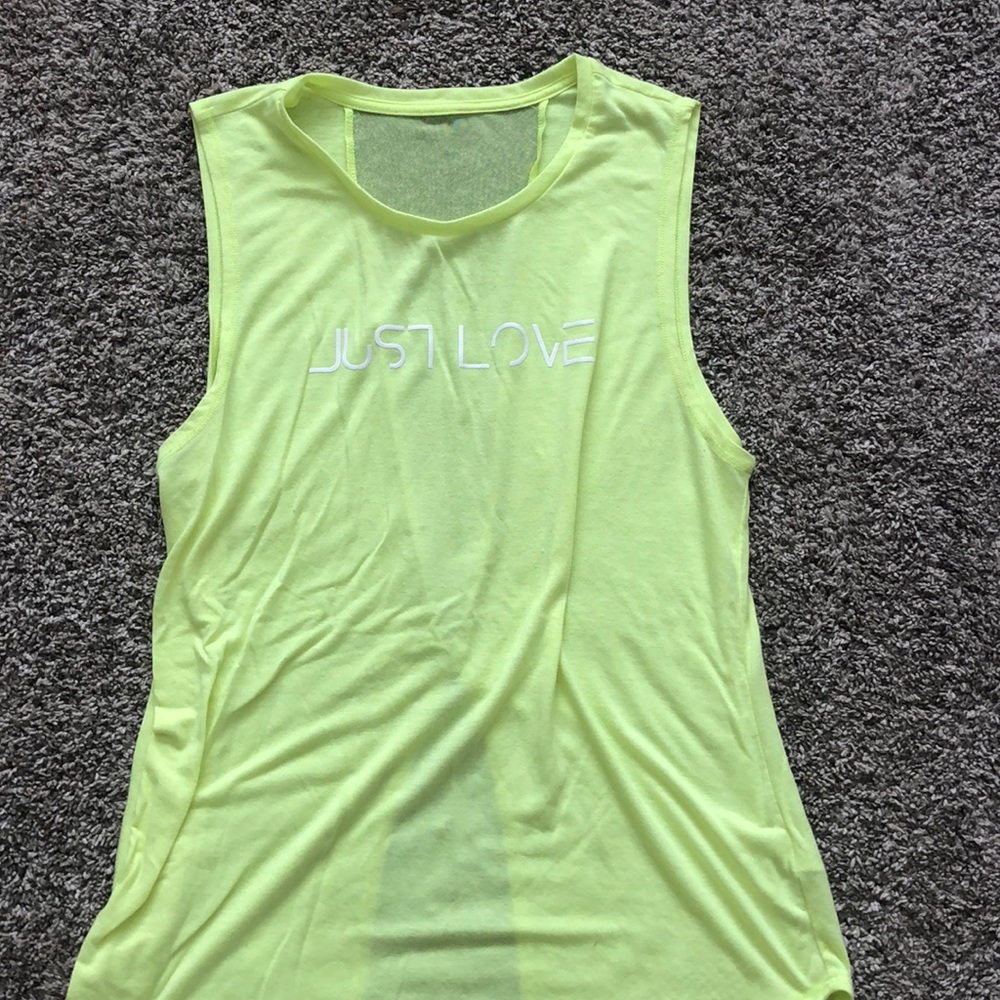 Neon Green Tank Top